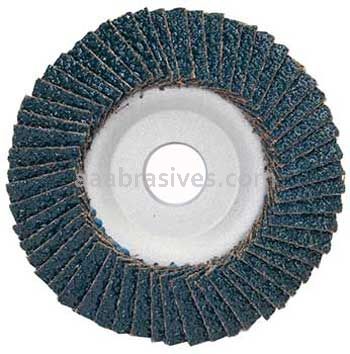 7 x 7/8 24 Grit Merit Type 29 Zirc Powerflex Flap Discs