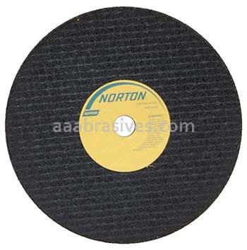 Norton 7 x 3/32 x 5/8 57A244-TB25N D Sides Reinforced Type 01 Straight Wheels