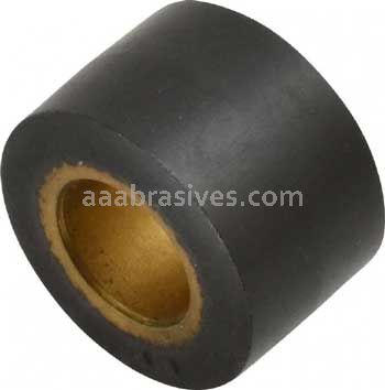 Dynabrade 11083 - Contact Wheel, 3/4" Dia. x 1/2" W x 3/8" I.D., Crown Face, 70 Duro Rubber