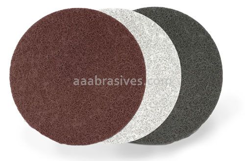 Dynabrade,11-1/4" White ScotchBrite Hook-Face Disc