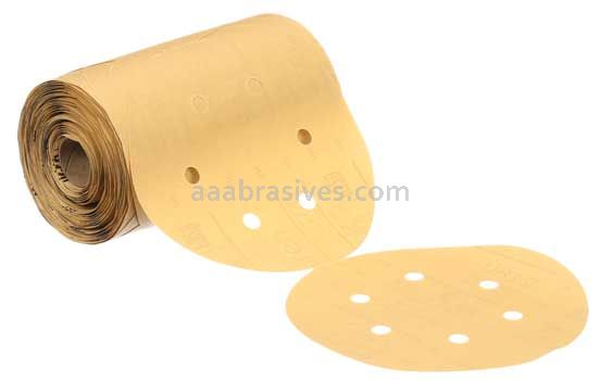 3M™ 7010532735 6" P180 Grit A-wt 216U Stikit™ Gold Paper Disc Roll