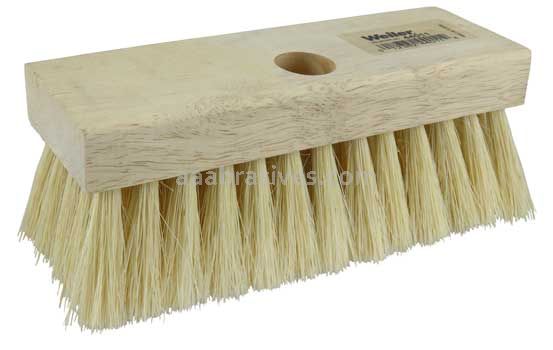 Weiler 44011 7" Roof Brush White Tampico Fill