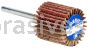 Merit Abrasives 08834137492 1-3/16 x 1/8 x 1/8 Small Diameter Flap Wheels With 1/8" Steel Shank 120 Grit Merit Aluminum Oxide