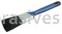 Weiler 40041 1-1/2" Angled Sash Brush Black China Bristle 2-1/4" Trim Length Blue Foam Handle