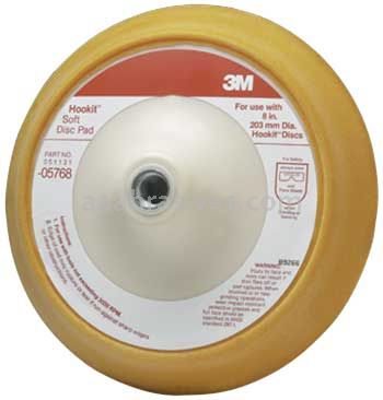 3M 7000045673 8” Hookit Soft Disc Pad 05768