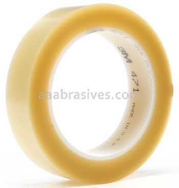 3M™ 7000047447 Vinyl Tape 471 Transparent 3/4" x 36 yards