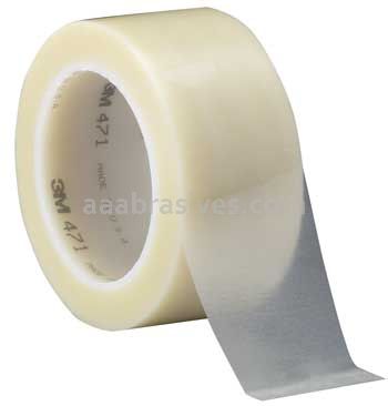 3M™ 7000122473 Vinyl Tape 471 Transparent 3" x 36 yards
