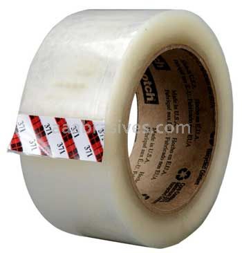 Scotch™ Box Sealing Tape 371 Clear 72 mm x 50 m 3M 7100026602