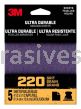 3M™ 7100198736 220 Grit Ultra Durable Power Sanding 1/4 Sheet