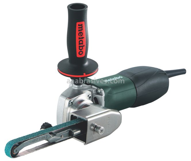 Metabo BFE9-20 Stainless Steel INOX Variable Speed Band File Kit- 2,100-4,000 SFM - 8.5 AMP w/Lock-on, Accessory set