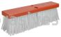 Weiler 70211 16" Street Broom 4" Trim Length White Polypropylene Fill Orange Block