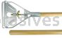 Weiler 75131 - 54" Wet Mop Handle, Screw Type - 012382751319