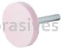 Norton 69078645343 W235 1-1/2 x 1/4 Pink 86A A/O Vitrified Bond Mounted Point