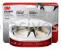 3M™ 7100158601 Safety Eyewear 90212-HZ4 Gray Frame Yellow Accent Clr/AF & Scratch Resistant Lens