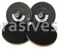 4-1/2x5/8-11, Medium, Back-up Pad, Hook & Loop