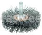Weiler 17614 2-1/2" Narrow Face Stem-Mounted Crimped Wire Wheel .014" Steel Fill 1/4" Stem
