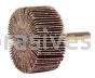 Weiler 52016 2" x 1" Tiger Coated Abrasive Flap Wheel 1/4" Stem 80 AO