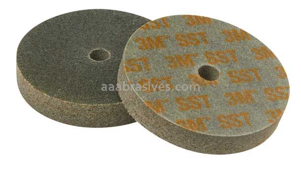 3M™ Scotch-Brite™ 7100189462 8 x 1/4 x 3 7S FIN SST Unitized Wheel