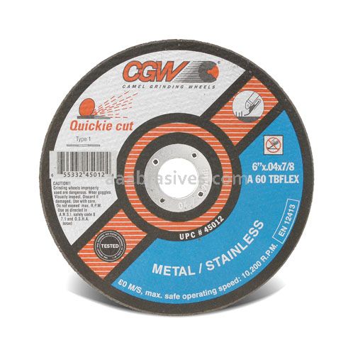 CGW 45051 6 x .040 x 3/8 T1 ZA60-TB-FLEX Quickie