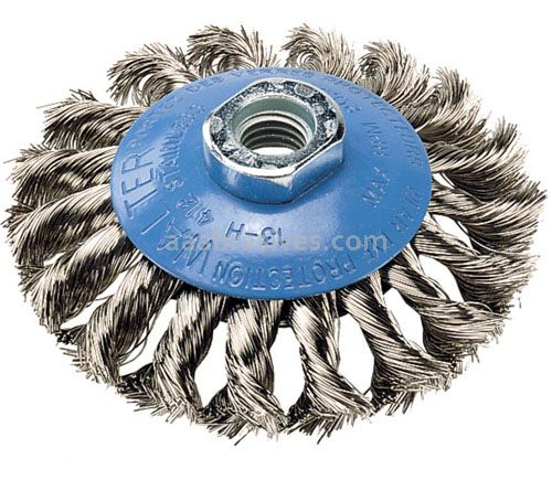 Walter - 5XM14 SS SAUCER CUP BRUSH - 662980230398
