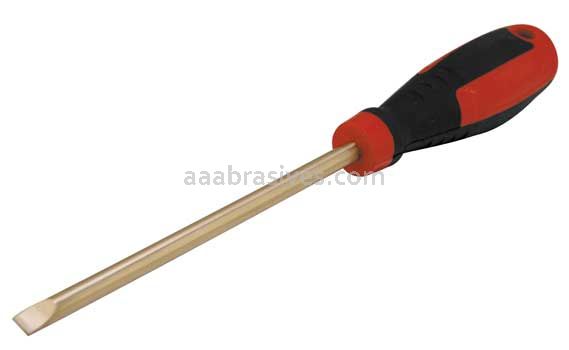 CS Unitec™ EX801-6SB 6x100mm or 1/4"x4" Screwdriver Flat Copper Beryllium