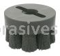 Weiler 86114 - 4" .055/80 CG, Burr-Rx Disc Brush, High Aggression - 012382861148