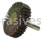 Weiler 52369 - 2" x 1/2" 1/4" Stem, 120AO, Tiger Coated Abrasive Flap Wheel - 012382523695