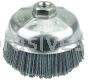 Weiler 14576 5" Nylox Cup Brush .040/120 SC Crimped Fill 5/8"-11 UNC Nut