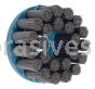 Weiler 85814 4" Nylox Disc Brush Crimped Filament .035/180 SC Fill 7/8" Arbor Hole