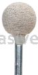 Norton B121 1/2" Ball A80-HBF3 J2 1/8 x 1-1/2 BF3 Cotton Fiber Mounted Points