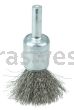 Weiler 11010 Coated Cup Crimped Wire End Brush 1/2" .006" Stainless Steel Fill