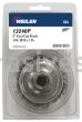 Weiler 13240P 3" Crimped Wire Cup Brush .014" Steel Fill M10x1.25 Nut Retail Pack