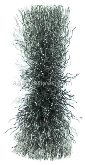 Weiler 15563 3" Small Diameter Crimped Wire Wheel .0118" Steel Fill 1/2"-3/8" Arbor Hole