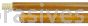 Weiler 44303 72" Hardwood Handle Threaded Wood Tip 15/16" Diameter