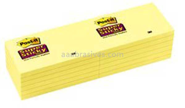 Post-it™ Super Sticky Notes 655-12SSCY 3 in x 5 in Canary Yellow 3M 7000047940