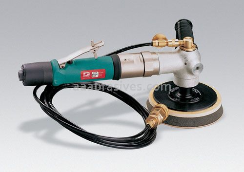 Dynabrade 51474 5"-8" Right-Angle Wet Rotary Sander, Basic .7 hp, 0-2,000 RPM, Rear Exhaust, 5/8"-11 Spindle Thread