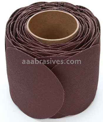3M™ 7000118783 5" 80 Grit X-wt 341D A/O Stikit™ Cloth Sanding Disc Roll