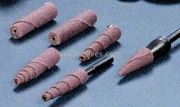 Standard Abrasives  Zirconia Full Taper Cartridge Roll 727332 1/2" x 1-1/2" x 1/8" 60  Grit (Made to Order)