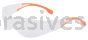 ERB 16267 I-Fit Flex Eye Protection Clear and Orange Temples | Clear Lenses