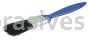 Weiler 40161 1" Vortec Pro Chip & Oil Brush Black Bristle 1-5/8" Trim Length Plastic Handle