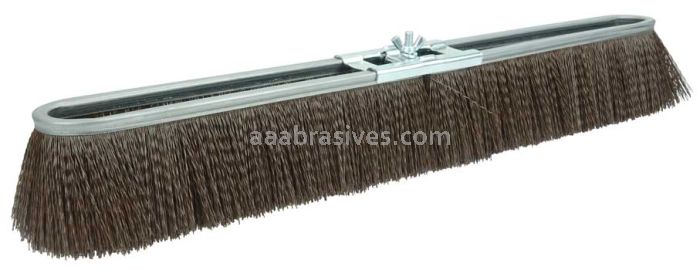 Weiler 25295 24" Vortec Pro Coarse Sweep Strip Broom Brown Polypropylene Fill