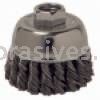 3x5/8-11 Knot Wire Cup Brush, Carbon, Band