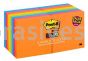 Post-it™ Super Sticky Notes 654-12SSAU+4 3 in x 3 in Rio de Janeiro Collection 3M 7010372306