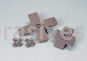 Standard Abrasives A/O Cross Pad 723169 1" x 3/8" x 8 Ply x 8-32 80 Grit (Made to Order)