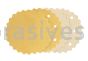 Dynabrade 3-1/2" (89 mm) Dia. x 60 Micron A/O Non-Vacuum Hook-Face Scalloped-Edge DynaCut Disc