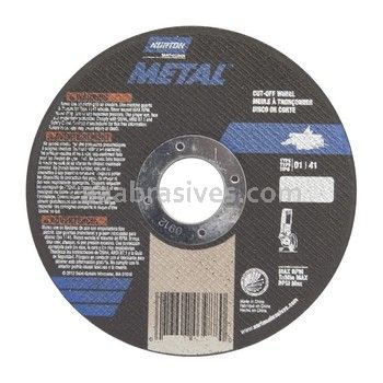Norton 4-1/2 x .040 x 7/8 Metal D Sides Reinforced Type 01 Straight Wheels