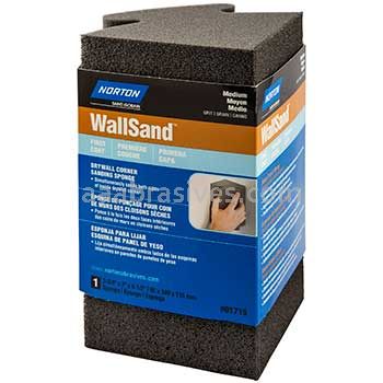 Norton 3-3/4 x 7 x 4-1/2 80 Norton Corner Drywall Sanding Sponges Retail Pack