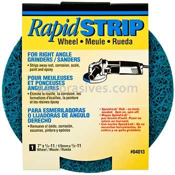 Norton 07660704013 7 x 5/8-11 Extra Coarse Rapid Strip Depressed Center Discs