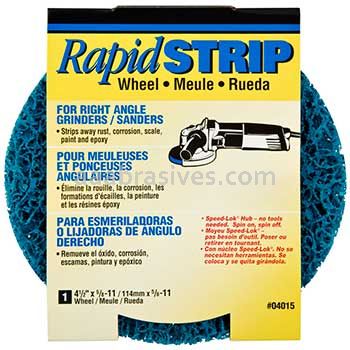 Norton 07660704015 4-1/2 x 5/8-11 Extra Coarse Rapid Strip Depressed Center Discs