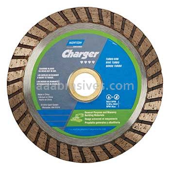 Norton 07660704023 Clipper Charger 4-1/2 x .080 x 7/8-5/8-20mm Turbo Rim Portable Saw Blade